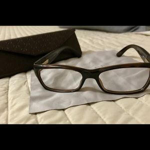 Prescription glasses.